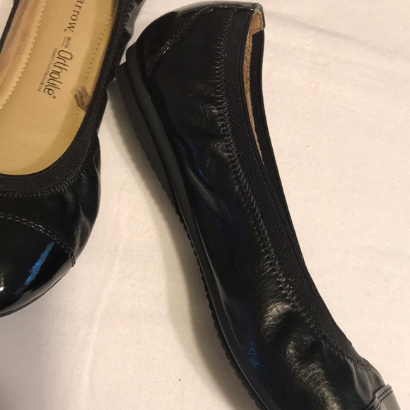 Black comfort ballet flats Size 6 - Picture 4 of 4